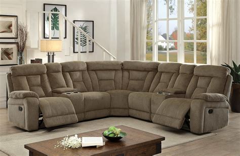 Maybell Chenille Fabric Reclining Sectional - Las Vegas Furniture Store ...