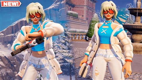 Fortnite Summitseeker Evie Skin GAMEPLAY! (Winter Evie Outfit) - YouTube