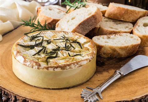 Baked Camembert with Garlic and Rosemary - Olivia's Cuisine