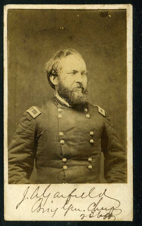 James Garfield as Civil War Soldier Signed CDV - Weiss Auctions