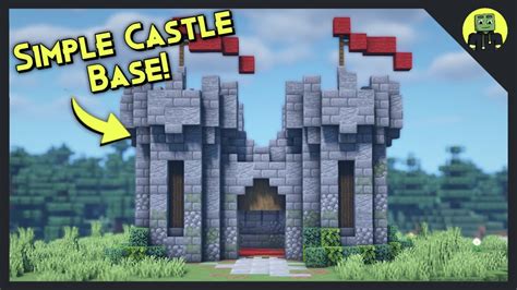 How To Build A Simple Castle In Minecraft!! [Tutorial 2021] - YouTube