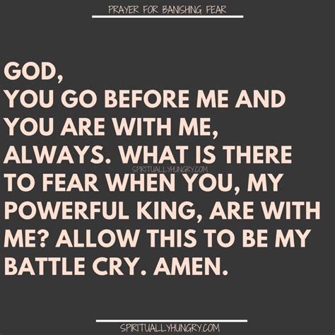 21 Prayers For Banishing Fear | Short prayers, Deliverance prayers, Catholic prayers for strength