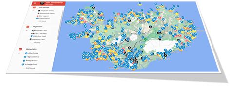 Map of All Amazing Places in Iceland 2023