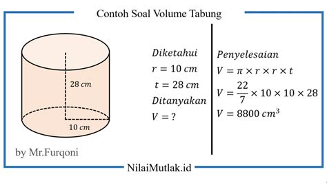 Contoh Soal Volume Tabung - Homecare24