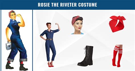 Rosie the Riveter Costume - USA Jacket