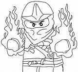 Ninjago Cole Coloring Pages sketch template