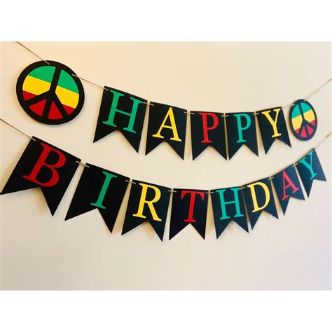 One Love Birthday Banner One Love Themed Party Decor First - Etsy