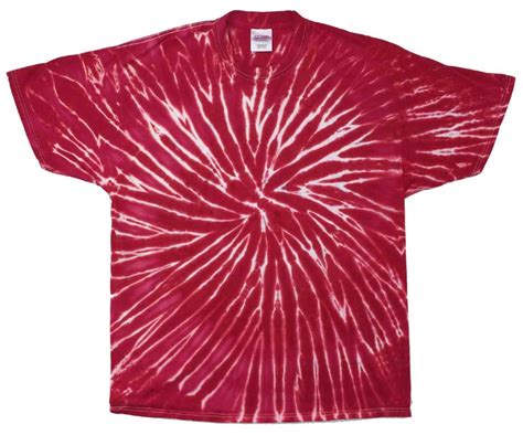 Tie Dye T-shirt Spiral Red Tie Dye Shirt Unisex All Sizes - Etsy