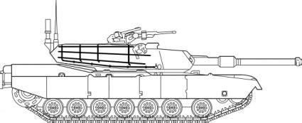 M1 艾布拉姆斯主战坦克剪贴画免费下载的剪贴画 | FreeImages