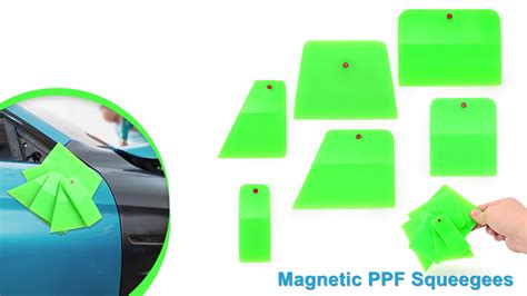 Foshio Red Magnetic Ppf Film Installation Wrapping Tools Ppf Squeegee ...