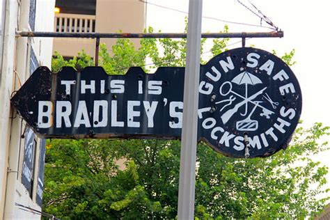 Sign: This is Bradley's / Gun Safe Locksmiths, Savannah, G… | Flickr