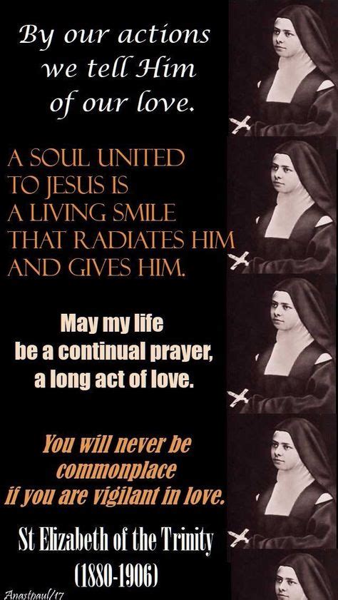 13 Best Saint Elizabeth Of The Trinity images | Catholic quotes ...