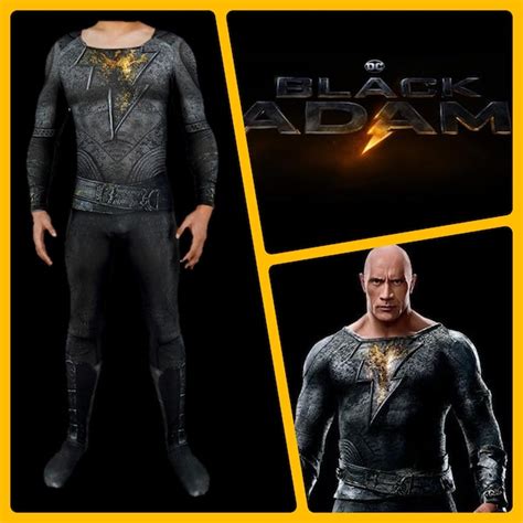 The Black Adam Costume - Etsy