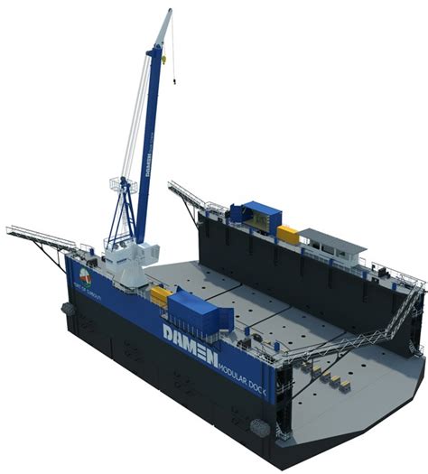 Damen Shipyards to Deliver a Modular Drydock to Djibouti