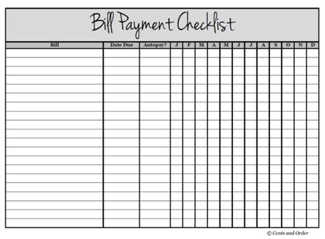 Get Your Finances Organized With A Bill Payment Checklist