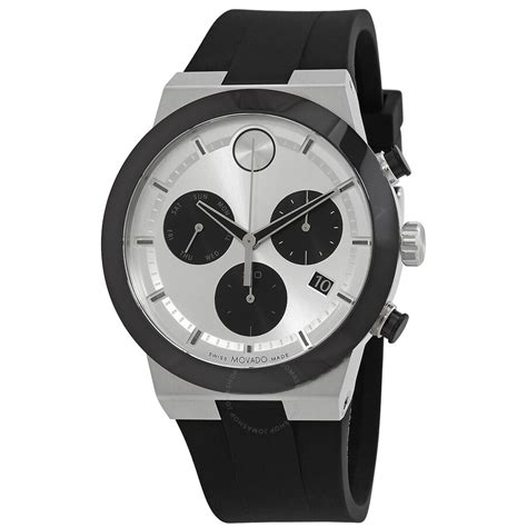 Movado Bold Fusion Chronograph Quartz Silver Dial Men's Watch 3600894 ...