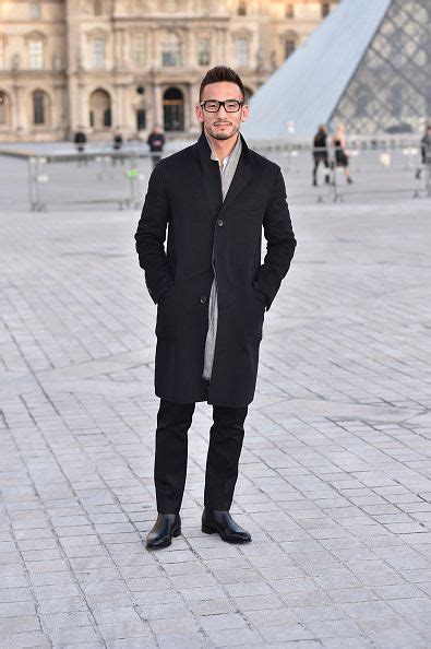 Hidetoshi Nakata is seen arriving at Louis Vuitton fashion show during the Paris Fashion Week ...