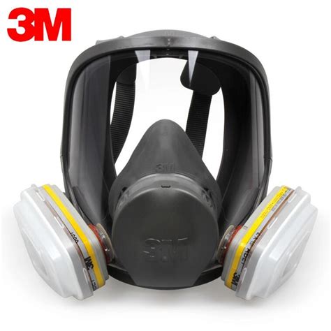 3M 6800+6057 Full Face Mask Reusable Respirator Filter Mask Anti Dust ...