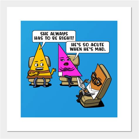 Funny Math Geometry Joke - Funny Math - Posters and Art Prints | TeePublic