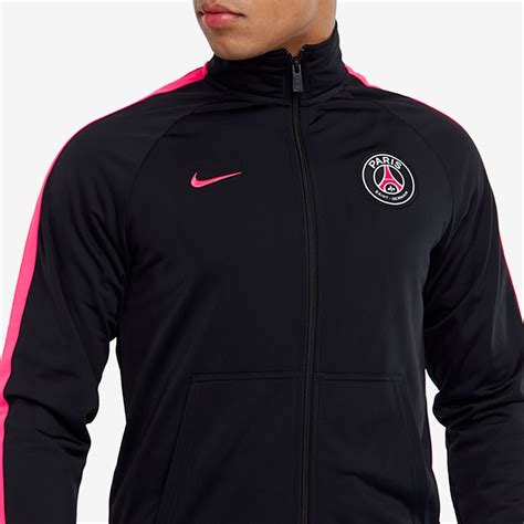 Nike Paris Saint-Germain NSW Jacket Primeknit Crew - Black/Hyper Pink ...