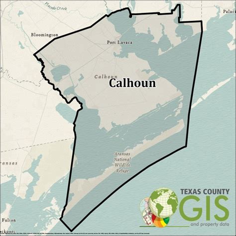 Calhoun County Shapefile and Property Data - Texas County GIS Data