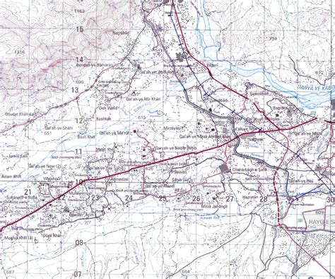 Jalalabad, Afghanistan 2010 City Topographical Map – Battle Archives