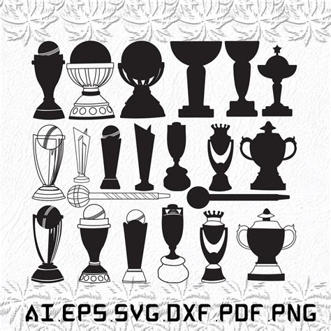 Cricket Trophy SVG, Cricket Svg, Trophy Svg, Champion SVG, Wine ,ai ...