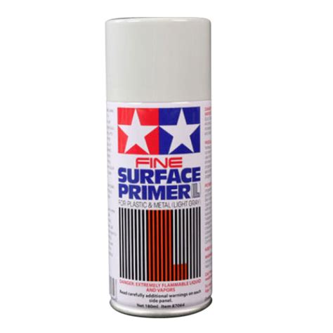 Tamiya Fine Surface Primer Light Grey 180mL Spray 87064