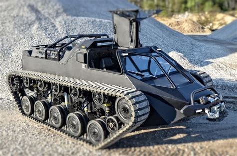 If you've seen Mad Max: Fury Road, then you'll be familiar with the tracked Peacemaker chase ...