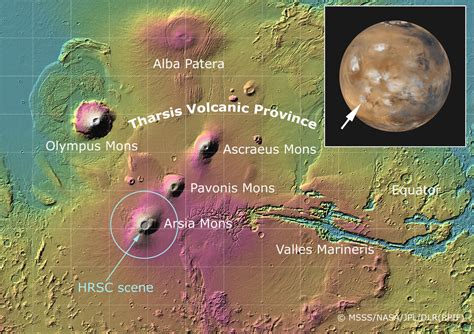 ESA - Arsia Mons volcano in 3D