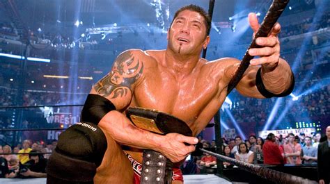 Batista wins the World Heavyweight Championship - WrestleMania 21 World ...