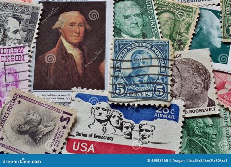 US presidents on stamps editorial image. Image of president - 44983160