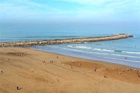 Beach in Rabat, Morocco editorial photo. Image of ocean - 31361276