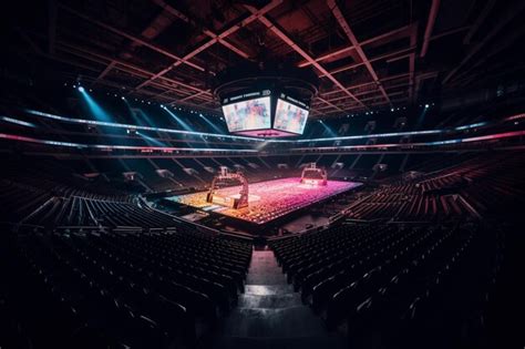 Premium AI Image | A view of the arena from the inside