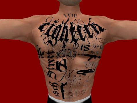 Second Life Marketplace - eighteenth street gang tattoo 18th