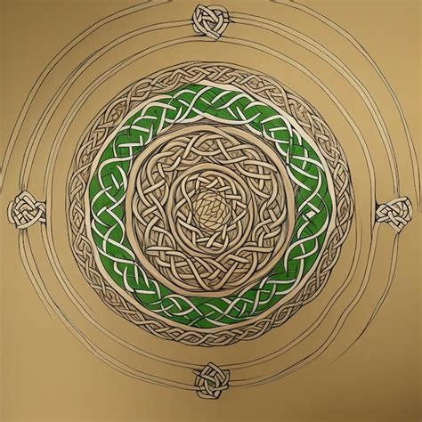 Premium AI Image | Celtic knot art