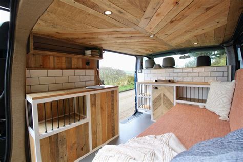 Amazing SWB Vivaro Camper built with beautiful reclaimed woods & Roof ...