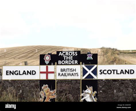 England scotland border hi-res stock photography and images - Alamy