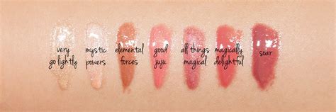 MAC-Lipglass-Swatches-GoodJuju-Soar-MagicallyDelightfull-ElementalForces - The Beauty Look Book