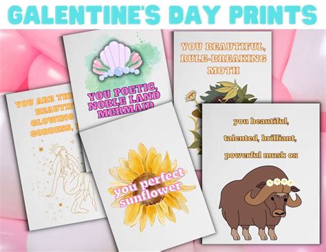 GALENTINES DAY Cards, Print at Home Cards, Digital Download Cards. Parks and Rec Inspired Cards ...