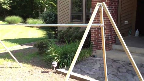 DIY Portable Camping Hammock Stand - YouTube