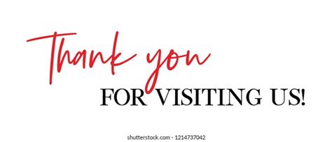 1,090 Thank You For Visiting Images, Stock Photos, 3D objects, & Vectors | Shutterstock