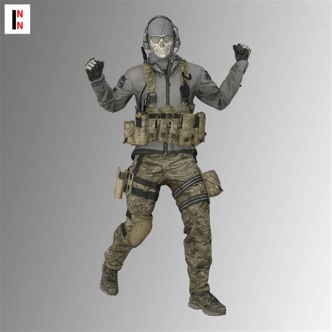 cod ghost costume - eleetshop.com