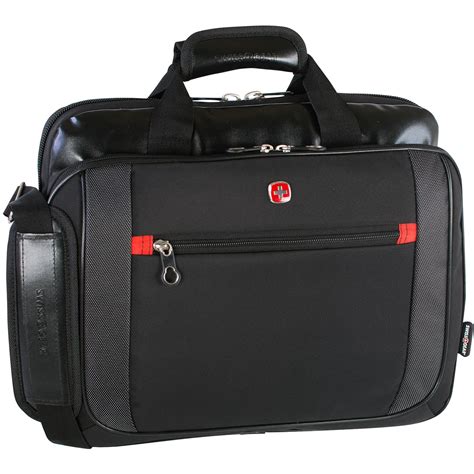 SwissGear Laptop Carrying Case, Black, Fits Laptops up to 15.4" (SWA0586) | Grand & Toy