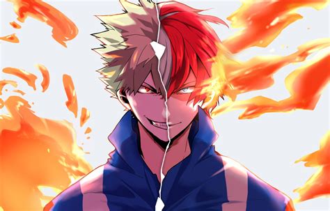 HD Anime Wallpaper Bakugou And Todoroki - Anime WP List