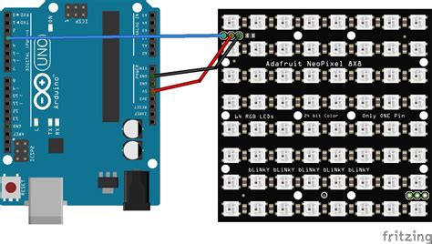 WS2812 8x8 64 LED Matrix Arduino examples - Arduino Learning