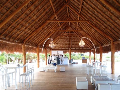 Finest Playa Mujeres - Wedding Desk Photo - Grand Palapa | Village house design, Hut house ...