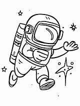 Astronauts Activity Coloring Page · Creative Fabrica sketch template