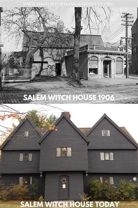 Salem Witch House 1906 #historyofmassachusettsblog #salemwitchhouse # ...