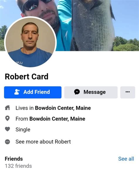 Who is Robert Card? Suspect shot & killed 22 people in Lewiston, Maine